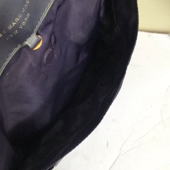 Marc Jacobs Preppy Natasha Nylon Convertible Crossbody Shoulder Hobo Pocket Logo - Picture 15 of 16